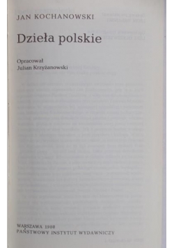 Dzieła polskie