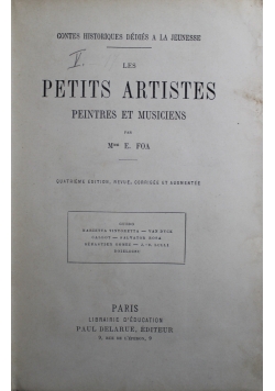 Les Petits Artistes Peintres et Musiciens ok 1850 r.