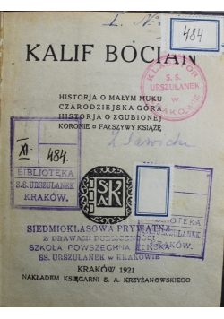 Kalif Bocian 1921 r.