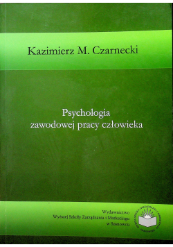 Psychologia zawodowej pracy człowieka
