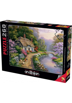 Puzzle 260 Piękna chata nad rzeką