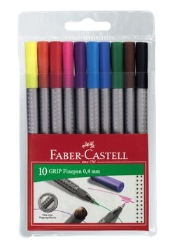 Cienkopis Faber-Castell Grip 10 kolorów