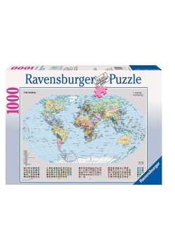 Puzzle Polityczna mapa świata 1000