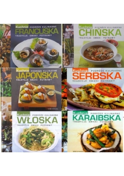 Kuchnia: Podróże kulinarne, 6 książek
