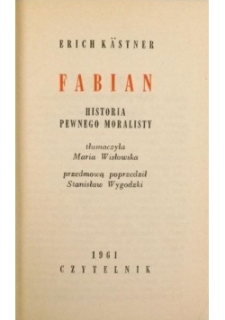 Fabian historia pewnego moralisty