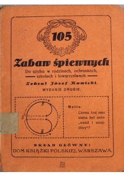 105 zabaw śpiewnych około 1922 r.