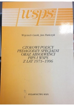 Czołowi polscy pedagodzy specjalni oraz absolwenci PIPS i WSPS z lat