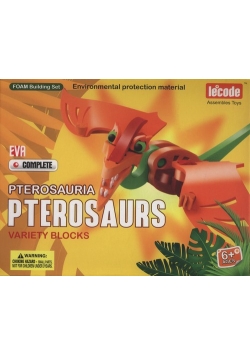 Puzzle piankowe 3D Dinozaury Pterozaurus