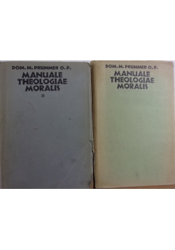 Manuale Theologiae Moralis, Tom 1 i 2