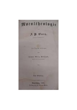 Moraltheologie, 1858r.