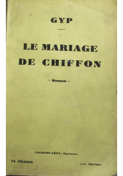 Le Mariage de Chiffon 1894 r.