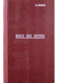 Bible des Jeunes 1931 r