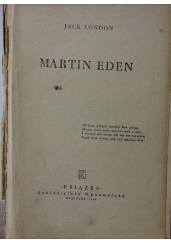 Martin Eden, 1948r.