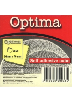 Karteczki samoprzylepne 75x75 mm żółte 12x450