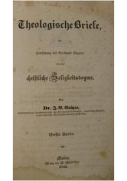Theologische briefe, 1844 r.