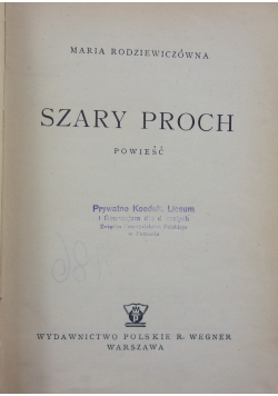 Szary proch, 1947 r.