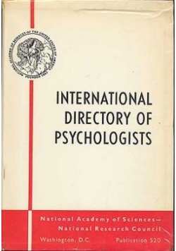 International Directory Of Psychologists