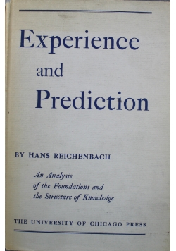 Experience and Prediction 1949 r