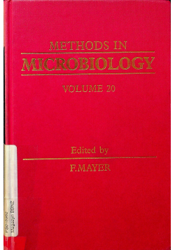 Methods in microbiology Volume 20