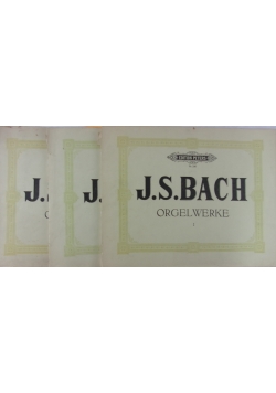 J. S. Bach Olgerwerke, T. I - III