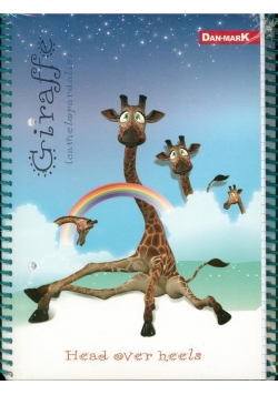 Kołozeszyt A5/80K kratka Giraffe (5szt)