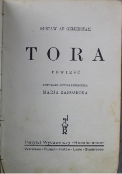 TORA 1930 r