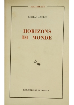 Horizons du Monde Autograf Axelos
