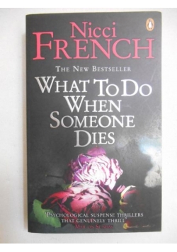 What to do when someone dies