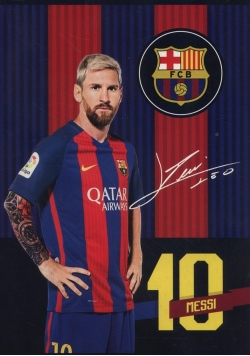 Zeszyt A5 w kratkę 32 kartki FC Barcelona mix