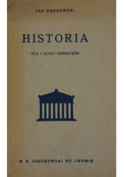 Historia dla I klasy gimnazjów,1937r