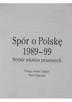 Spór o Polskę 1989-99