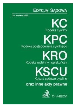 KC, KPC, KRO, KSCU oraz inne akty prawne w.35
