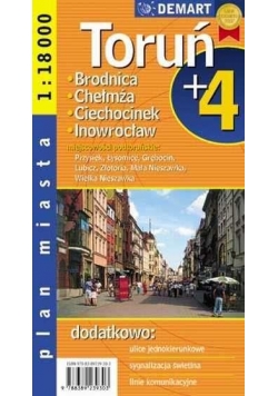 Plan Miasta Toruń plus 4   DEMART