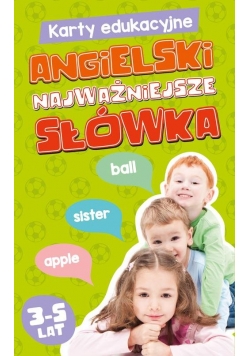 Karty edukacyjne Angielski Najważniejsze słówka