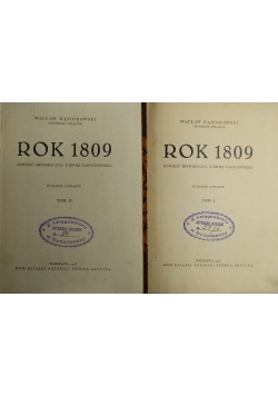 Rok 1809, Tom I i II, 1928 r.