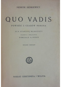 Quo Vadis, 1937r.