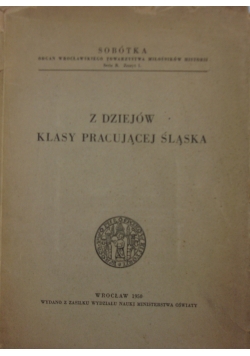 Z dziejów klasy pracującej Śląska, 1950 r.