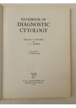Handbook of diagnostic cytology