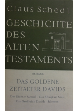 Geschichte des Alten Testamentes
