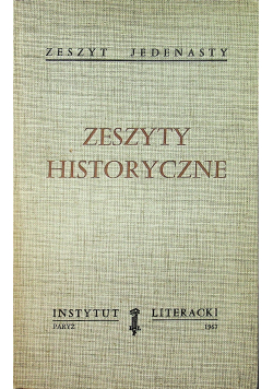 Zeszyty historyczne 11