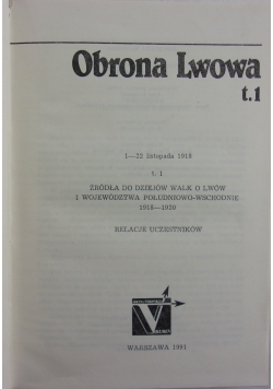 Obrona Lwowa t:1