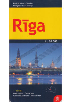 Ryga mapa 1:20 000