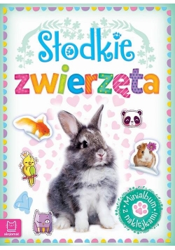 Minialbum z naklejkami Słodkie zwierzęta