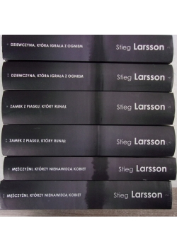 Larsson 6 książek z czarnej serii