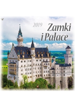 Kalendarz ścienny kwadrat Zamki i Pałace 2019