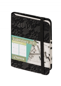 Kalendarz 2019 Awangarda A7 czarny