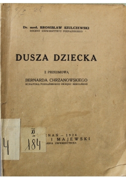 Dusza dziecka 1924 r.