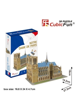 Puzzle 3D Katedra Notre Dame 53 elementów