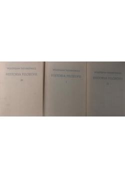 Historia filozofii Tom od I do III