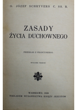 Zasady Życia Duchowego 1939 r.